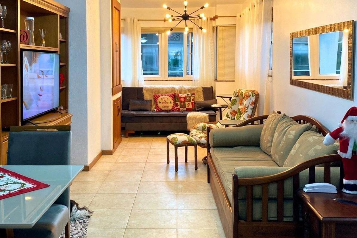 Apartamento No Residencial Village No Centro De Gramado, Com Piscina Aquecida E Hidromassagem 外观 照片